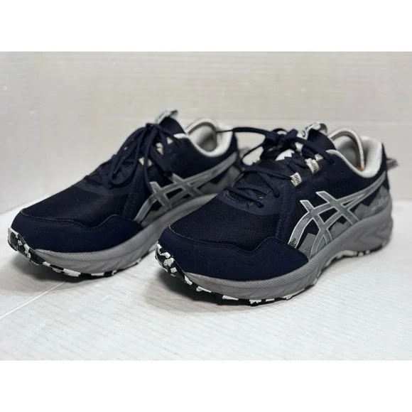ASICS Gel-Venture 10 Trail Running Shoes Womens 8.5 Wide Navy Gray 1012B761 - Picture 5 of 9